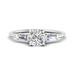 Load image into Gallery viewer, cushion-cut-bar-baguette-3-stone-diamond-engagement-ring-in-FDENS100CUR-NL-WG