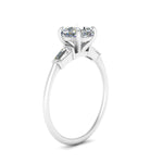 Load image into Gallery viewer, cushion-cut-bar-baguette-3-stone-diamond-engagement-ring-in-FDENS100CUR-NL-WG