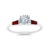 Load image into Gallery viewer, cushion-cut-bar-baguette-3-stone-ruby-engagement-ring-in-white-gold-FDENS100CURGRUDRANGLE5-NL-WG