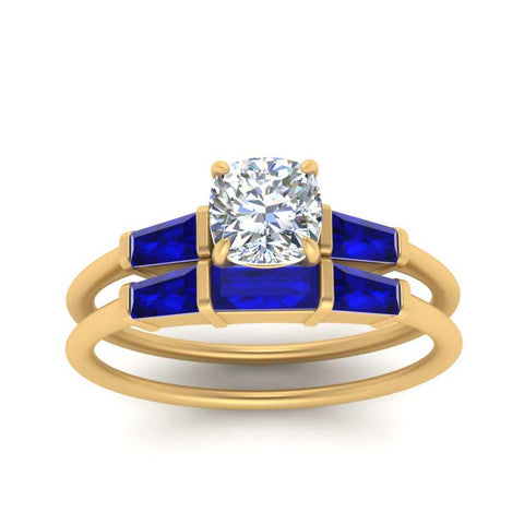 cushion-cut-bar-set-sapphire-ring-with-matching-3-baguette-wedding-band-in-yellow-gold-FDENS100CUGSABLANGLE5-NL-YG
