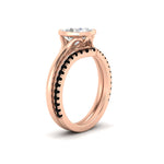 Load image into Gallery viewer, cushion-cut-bezel-solitaire-ring-with-black-diamond-band-in-rose-gold-FD11229CUGBLACKANGLE2-NL-RG.jpg?v=1758702831
