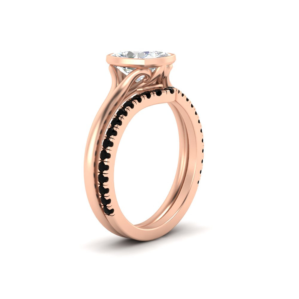 cushion-cut-bezel-solitaire-ring-with-black-diamond-band-in-rose-gold-FD11229CUGBLACKANGLE2-NL-RG.jpg?v=1758702831
