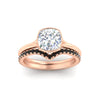 Load image into Gallery viewer, cushion-cut-bezel-solitaire-ring-with-black-diamond-band-in-rose-gold-FD11229CUGBLACKANGLE5-NL-RG.jpg?v=1758702831