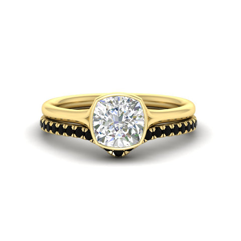 cushion-cut-bezel-solitaire-ring-with-black-diamond-band-in-yellow-gold-FD11229CUGBLACK-NL-YG.jpg?v=1758702831