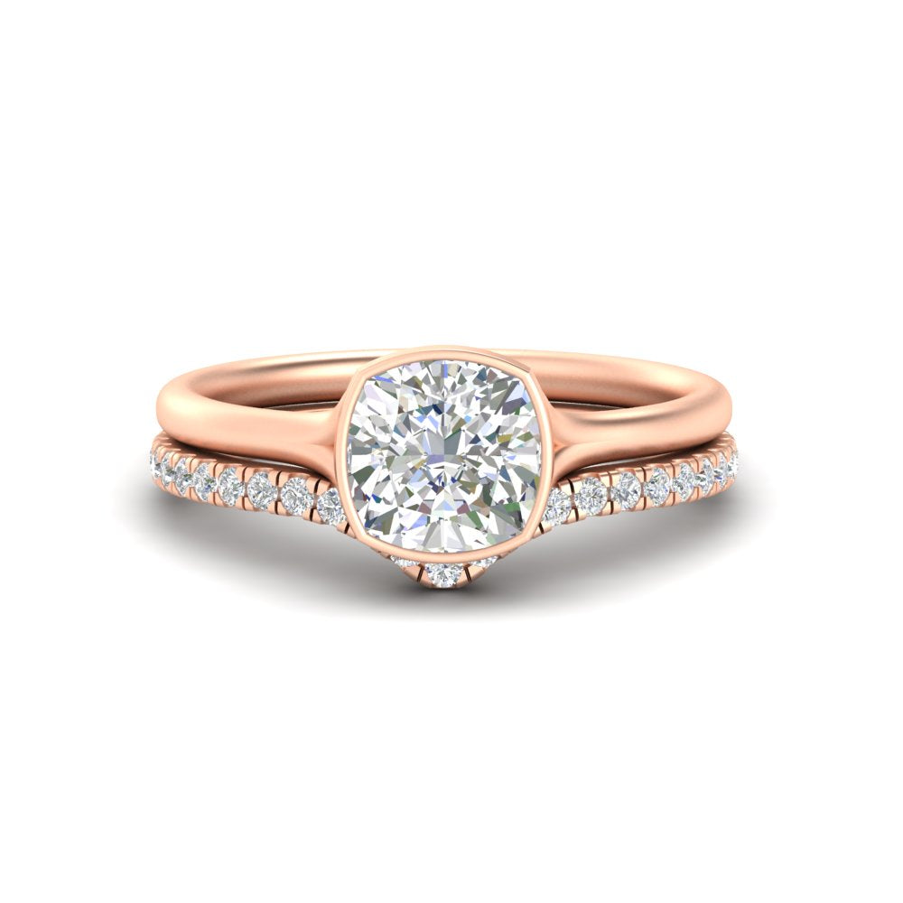 cushion-cut-bezel-solitaire-ring-with-diamond-band-in-rose-gold-FD11229CU-NL-RG.jpg?v=1758702831