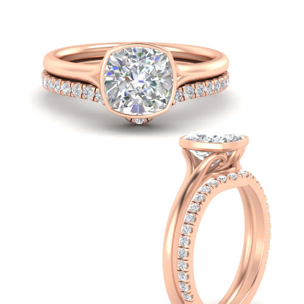 cushion-cut-bezel-solitaire-ring-with-diamond-band-in-rose-gold-FD11229CUANGLE3-NL-RG.jpg?v=1758702831