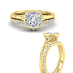 Load image into Gallery viewer, cushion-cut-bezel-solitaire-ring-with-diamond-band-in-yellow-gold-FD11229CUANGLE3-NL-YG.jpg?v=1758702831
