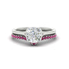 Load image into Gallery viewer, cushion-cut-bezel-solitaire-ring-with-pink-sapphire-band-in-white-gold-FD11229CUGSADRPI-NL-WG.jpg?v=1758702831