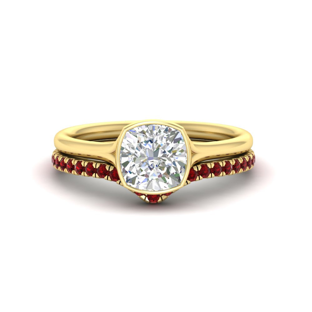 cushion-cut-bezel-solitaire-ring-with-ruby-band-in-yellow-gold-FD11229CUGRUDR-NL-YG.jpg?v=1758702831