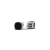 Load image into Gallery viewer, cushion-cut-black-diamond-basket-stud-earring-1-carat-in-white-gold-fdear10411cugblackangle4-1.00ct-nl-wg.jpg