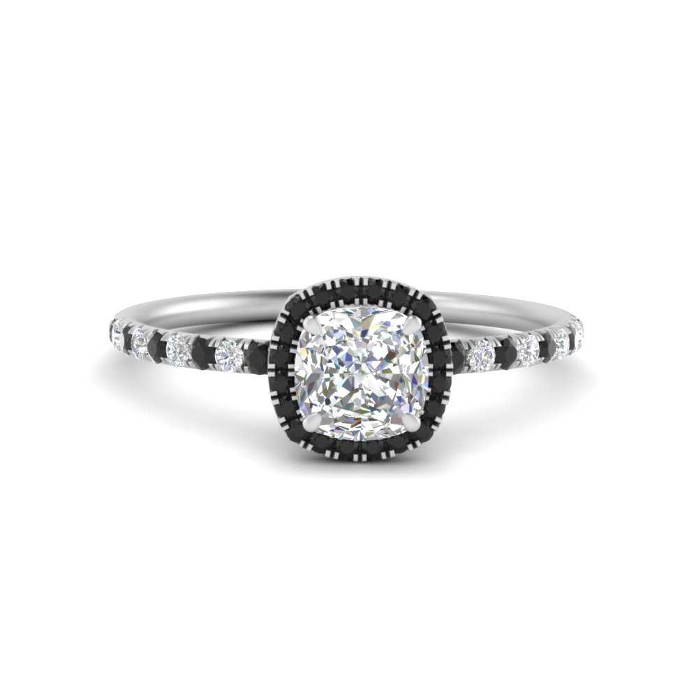 cushion-cut-black-diamond-halo-petite-engagement-ring-in-white-gold-FD8523CURGBLACKANGLE3-NL-WG