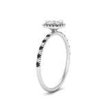 Load image into Gallery viewer, cushion-cut-black-diamond-halo-petite-engagement-ring-in-white-gold-FD8523CURGBLACKANGLE3-NL-WG
