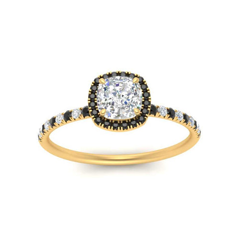 cushion-cut-black-diamond-halo-petite-engagement-ring-in-yellow-gold-FD8523CURGBLACKANGLE3-NL-YG
