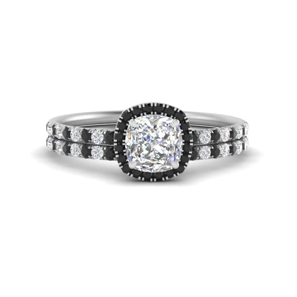 cushion-cut-black-diamond-halo-wedding-ring-set-in-white-gold-FD8523CUGBLACK-NL-WG