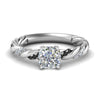 Load image into Gallery viewer, Cushion Cut Twisted Vine Engagement Ring