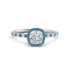 Load image into Gallery viewer, cushion-cut-blue-topaz-halo-petite-engagement-ring-in-white-gold-FD8523CURGICBLTOANGLE3-NL-WG