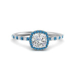 Load image into Gallery viewer, cushion-cut-blue-topaz-halo-petite-engagement-ring-in-white-gold-FD8523CURGICBLTOANGLE3-NL-WG
