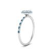 Load image into Gallery viewer, cushion-cut-blue-topaz-halo-petite-engagement-ring-in-white-gold-FD8523CURGICBLTOANGLE3-NL-WG