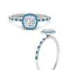 Load image into Gallery viewer, cushion-cut-blue-topaz-halo-petite-engagement-ring-in-white-gold-FD8523CURGICBLTOANGLE3-NL-WG