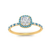Load image into Gallery viewer, cushion-cut-blue-topaz-halo-petite-engagement-ring-in-yellow-gold-FD8523CURGICBLTOANGLE3-NL-YG