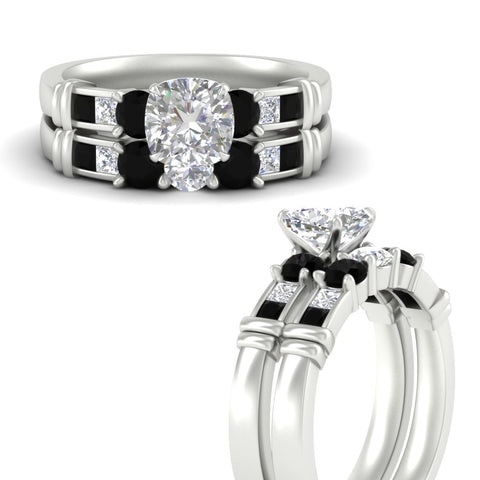 cushion-cut-bridal-ring-set-with-black-diamond-princess-channel-accents-in-white-gold-fdens286cugblackangle3-nl-wg.jpg