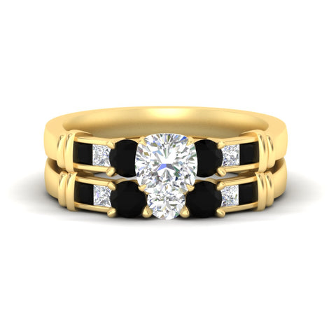 cushion-cut-bridal-ring-set-with-black-diamond-princess-channel-accents-in-yellow-gold-fdens286cugblacksleep-nl-yg.jpg