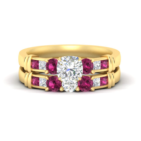 cushion-cut-bridal-ring-set-with-princess-channel-accents-in-yellow-gold-fdens286cusleep-nl-yg.jpg