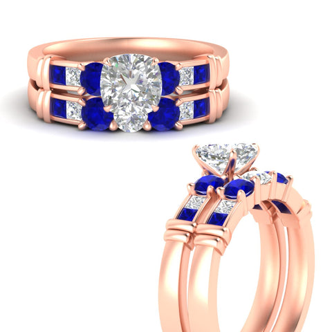 cushion-cut-bridal-ring-set-with-sapphire-princess-channel-accents-in-rose-gold-fdens286cugsablangle3-nl-rg.jpg