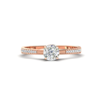 Load image into Gallery viewer, cushion-cut-cathedral-pave-diamond-engagement-ring-in-rose-gold-FD11145CUR-NL-RG.png?v
