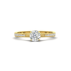 Load image into Gallery viewer, cushion-cut-cathedral-pave-diamond-engagement-ring-in-yellow-gold-FD11145CUR-NL-YG.png?v