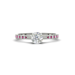 Load image into Gallery viewer, cushion-cut-cathedral-pave-diamond-engagement-ring-with-pink-sapphire-in-white-gold-FD11145CURGSADRPI-NL-WG.png?v
