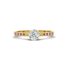 Load image into Gallery viewer, cushion-cut-cathedral-pave-diamond-engagement-ring-with-pink-sapphire-in-yellow-gold-FD11145CURGSADRPI-NL-YG.png?v