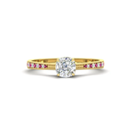 Load image into Gallery viewer, cushion-cut-cathedral-pave-diamond-engagement-ring-with-pink-sapphire-in-yellow-gold-FD11145CURGSADRPI-NL-YG.png?v
