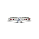 Load image into Gallery viewer, cushion-cut-cathedral-pave-diamond-engagement-ring-with-ruby-in-white-gold-FD11145CURGRUDR-NL-WG.png?v

