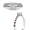 Load image into Gallery viewer, cushion-cut-cathedral-pave-diamond-engagement-ring-with-ruby-in-white-gold-FD11145CURGRUDRANGLE3-NL-WG.png?v