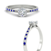 Load image into Gallery viewer, cushion-cut-cathedral-pave-diamond-engagement-ring-with-sapphire-in-white-gold-FD11145CURGSABLANGLE3-NL-WG.png?v
