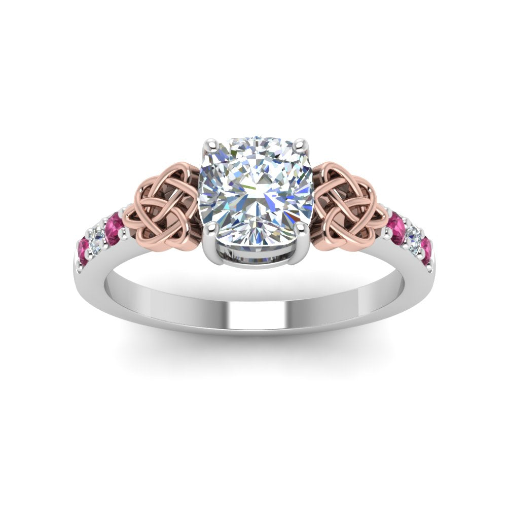 cushion-cut-celtic-diamond-ring-with-pink-sapphire-in-14K-white-gold-FDENS2255CURGSADRPIANGLE5-NL-WG