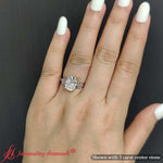 Load image into Gallery viewer, cushion-cut-celtic-diamond-ring-with-ruby-in-14K-rose-gold-FDENS2255CUR-6
