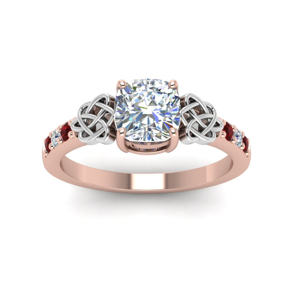 cushion-cut-celtic-diamond-ring-with-ruby-in-14K-rose-gold-FDENS2255CURGRUDRANGLE5-NL-RG