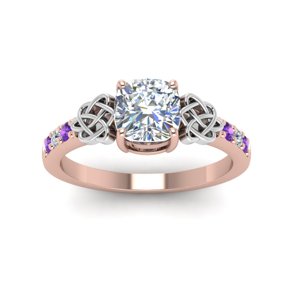 cushion-cut-celtic-diamond-ring-with-violac-topaz-in-14K-rose-gold-FDENS2255CURGVITOANGLE5-NL-RG