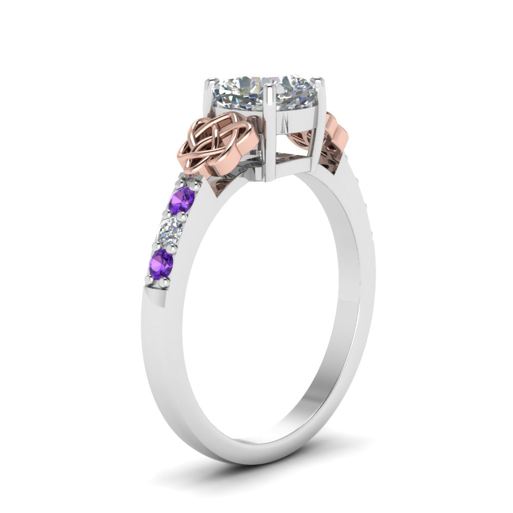 cushion-cut-celtic-diamond-ring-with-violac-topaz-in-14K-white-gold-FDENS2255CURGVITOANGLE2-NL-WG