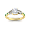 Load image into Gallery viewer, cushion-cut-celtic-emerald-two-tone-engagement-ring-in-yellow-gold-fdens2255curgemgrangle5-nl-yg.jpg