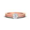 Load image into Gallery viewer, cushion-cut-celtic-engraved-solitaire-ring-in-rose-gold-fdenr8544cursleep-nl-rg