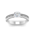 Thumbnail 4 - cushion-cut-celtic-engraved-solitaire-ring-in-white-gold-fdenr8544curangle5-nl-wg