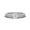 Load image into Gallery viewer, cushion-cut-celtic-engraved-solitaire-ring-in-white-gold-fdenr8544cursleep-nl-wg