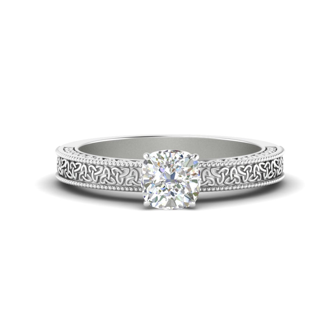 cushion-cut-celtic-engraved-solitaire-ring-in-white-gold-fdenr8544cursleep-nl-wg
