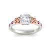 Load image into Gallery viewer, cushion-cut-celtic-pink-sapphire-two-tone-engagement-ring-in-white-gold-fdens2255curgsadrpiangle5-nl-wg.jpg