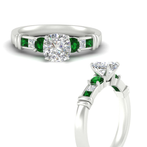 cushion-cut-channel-bar-set-emerald-engagement-ring-in-white-gold-fdens286curgemgrangle3-nl-wg.jpg