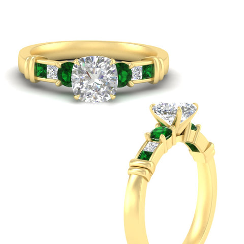 cushion-cut-channel-bar-set-emerald-engagement-ring-in-yellow-gold-fdens286curgemgrangle3-nl-yg.jpg