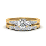 Load image into Gallery viewer, cushion-cut-channel-three-stone-diamond-engagement-ring-in-yellow-gold-FDENS205CU-NL-YG.jpg